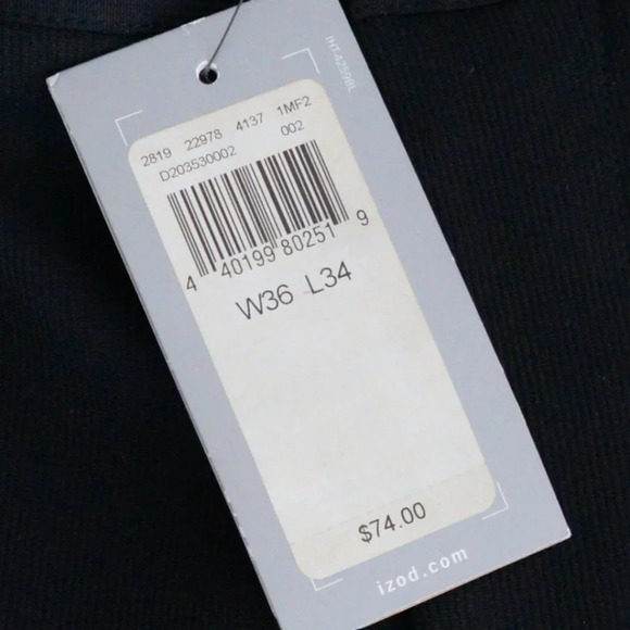 Stay Cool and Confident on the Green: NWT  Izod XFG Golf Pants (38x34) - Picture 10 of 13